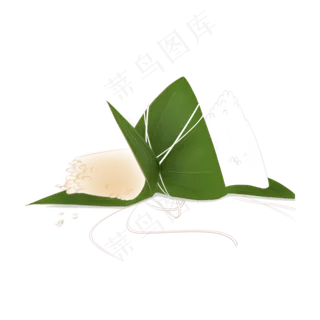 手绘端午节的粽子