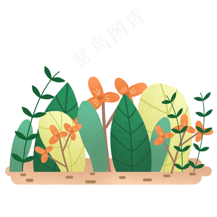 草地植物免抠PNGS素材(2000X2000(DPI:300))psd模版下载