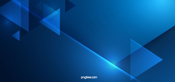 三角形蓝色光效背景
