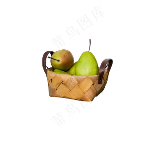 灰色立体水果盒子元素