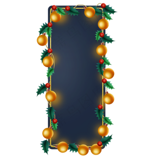 圣诞节装饰标签,免抠元素