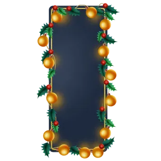 圣诞节装饰标签,免抠元素