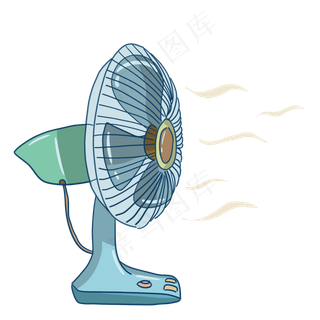 清凉小暑大暑节气电风扇
