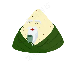 端午节拟人老爷爷粽子