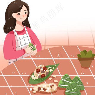 粽子包粽子端午节过节PNG素材