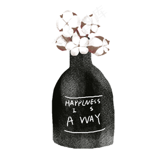 北欧小清新极简植物摆件,免抠元素