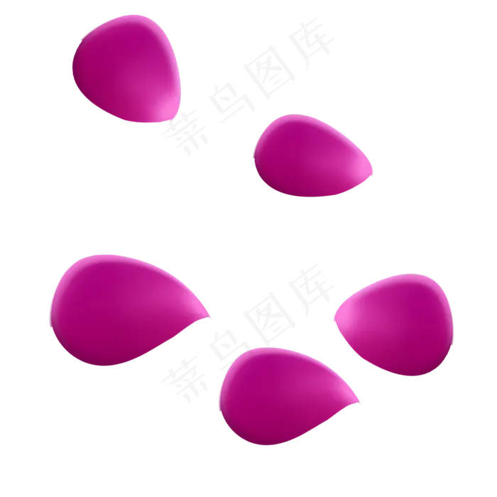 紫色花瓣(2000X2000(DPI:300))psd模版下载