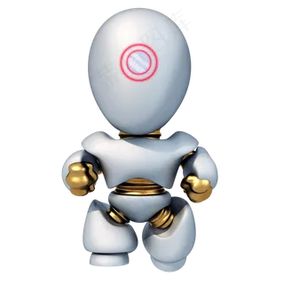 迷你机器人png图,免抠元素