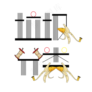垃圾分类字体创意设计矢量图