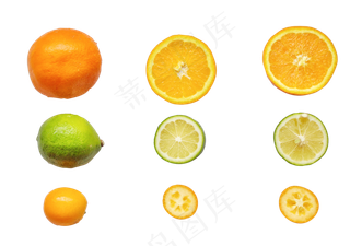 橙子柠檬金桔