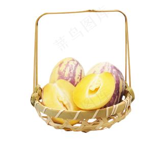 一篮新鲜人参果长寿果