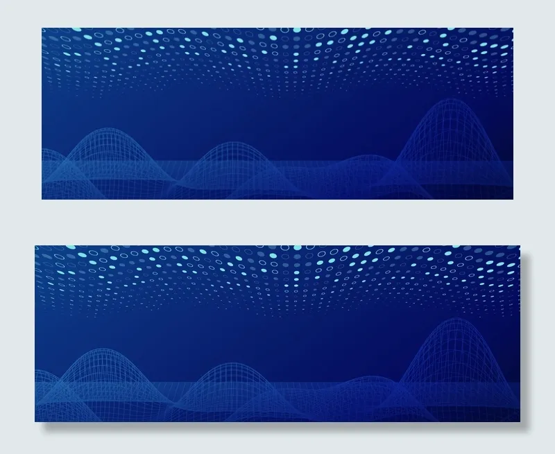 商务金融线条几何banner