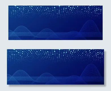 商务金融线条几何banner