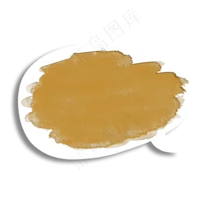 喷墨墨迹扁平气泡框7