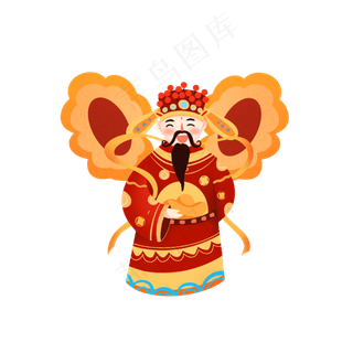 2020鼠年财神,免抠元素