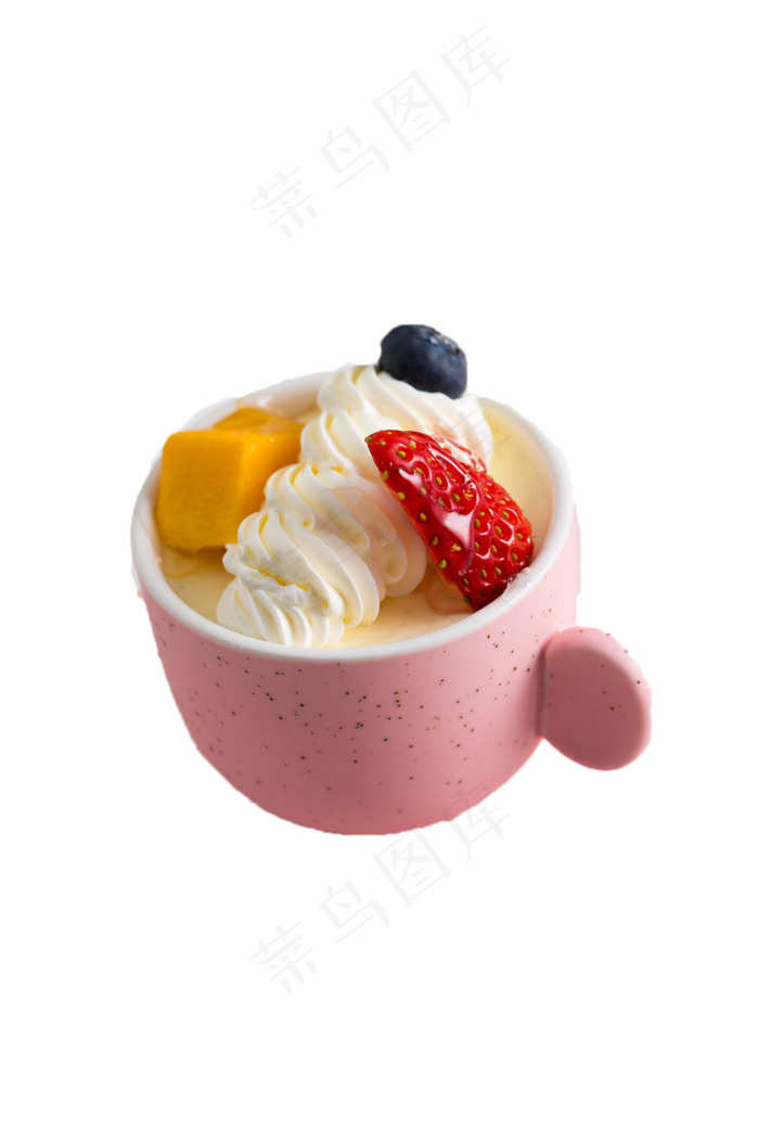 蛋糕奶油水果杯子(1333X2000(DPI:300))psd模版下载