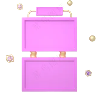 c4d粉色情人节520表白节电