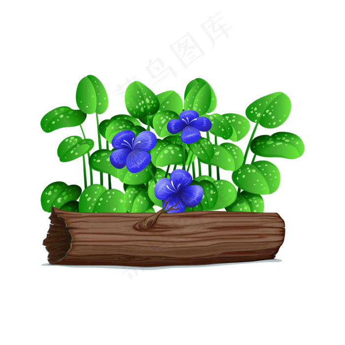 植物花草观景花(2500X2500(DPI:300))ai矢量模版下载