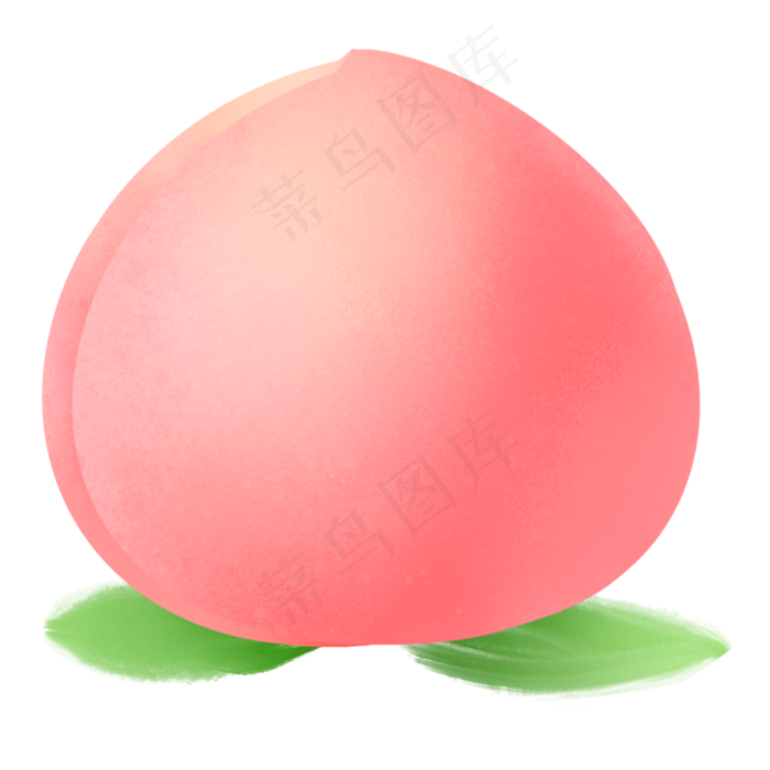 手绘水蜜桃(2000X2000(DPI:300))psd模版下载