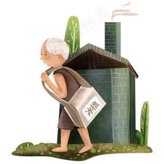 大暑卖冰棍的老爷爷