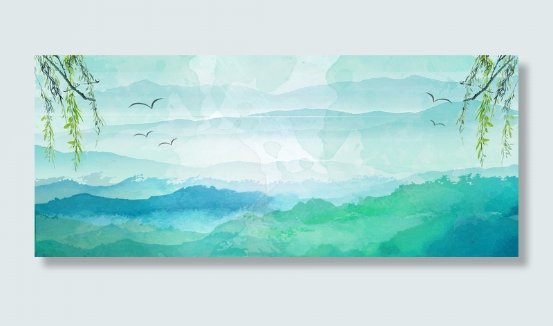 二十四节气清明节高清背景