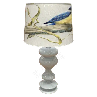 花鸟台灯,免抠元素