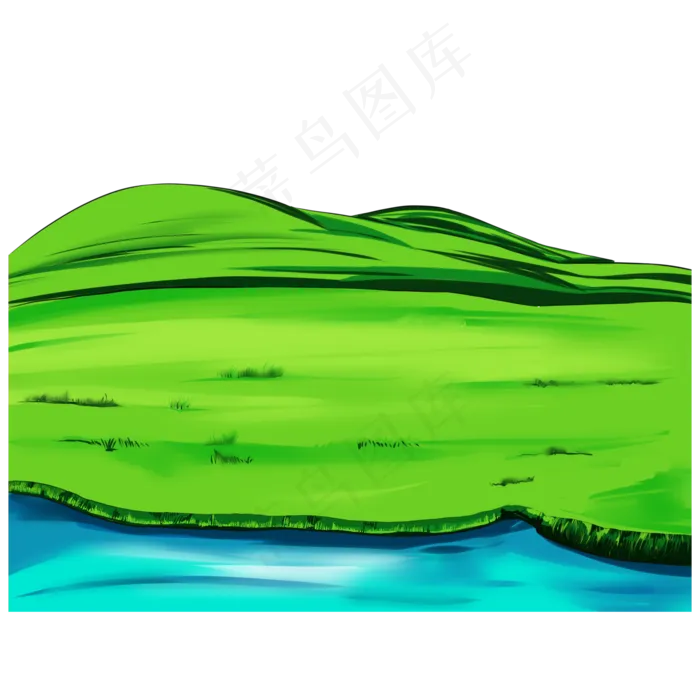 植物绿植草原草坪,免抠元素(2000X2000(DPI:300))psd模版下载