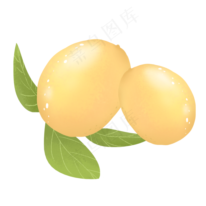 黄色明亮夏季水果柠檬