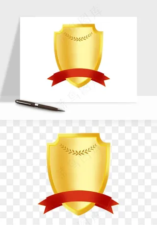 盾牌护盾认证品质徽章png免抠