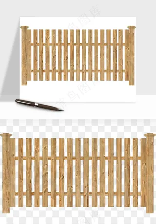 手绘围栏护栏栅栏png免抠