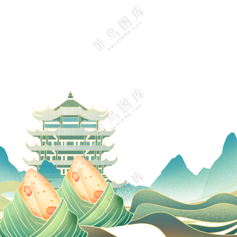 粽山  端午节  粽塔  端午节安康   端午景色