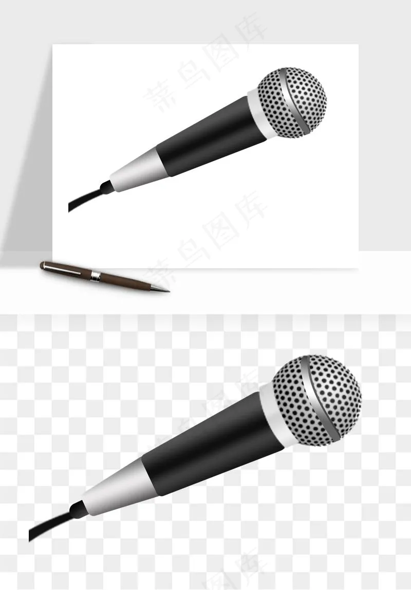 话筒直播麦克风png免抠