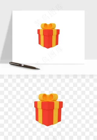 礼盒礼物png免抠