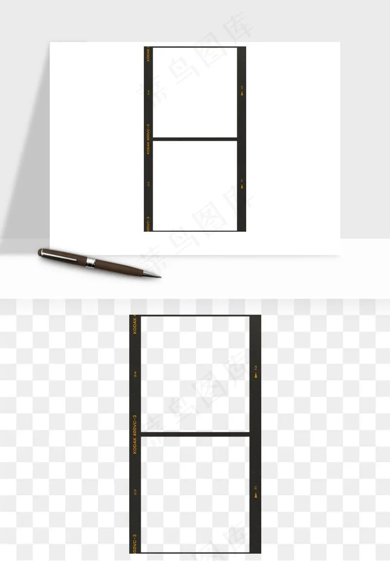 电影黑胶胶片元素png免抠