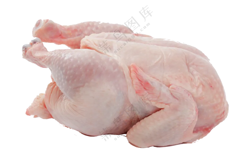 被收拾干净的一只整鸡免抠图片素材