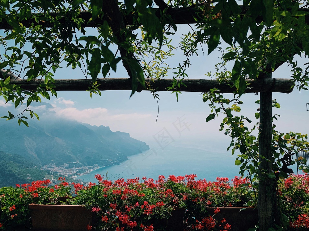 花海山影·自然风·红绿蓝调·静谧美景
