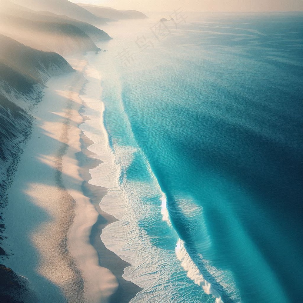 海岸线高清背景