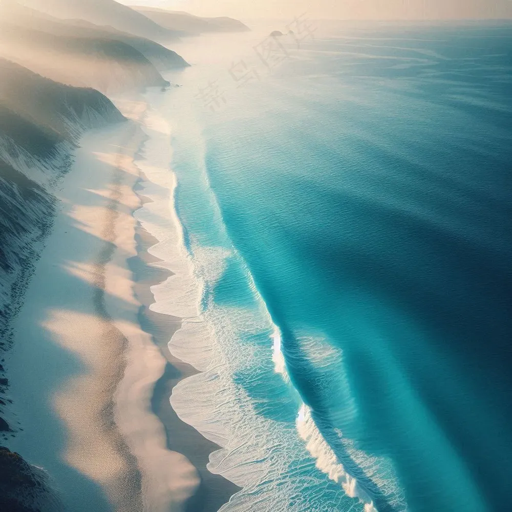 海岸线高清背景