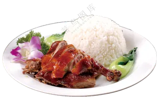 烧鸭饭图片