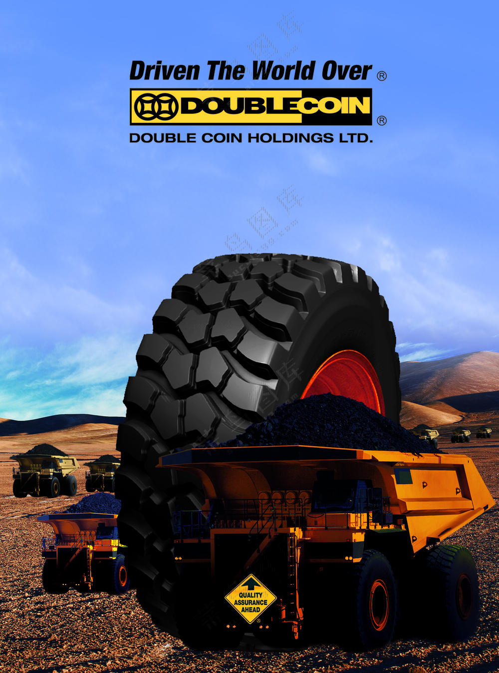 邓禄普卡客车货运轮胎工程轮胎海报