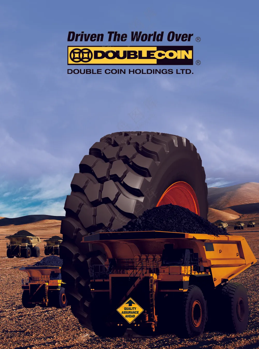 邓禄普卡客车货运轮胎工程轮胎海报