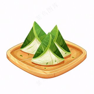 端午节粽子美食插画免抠