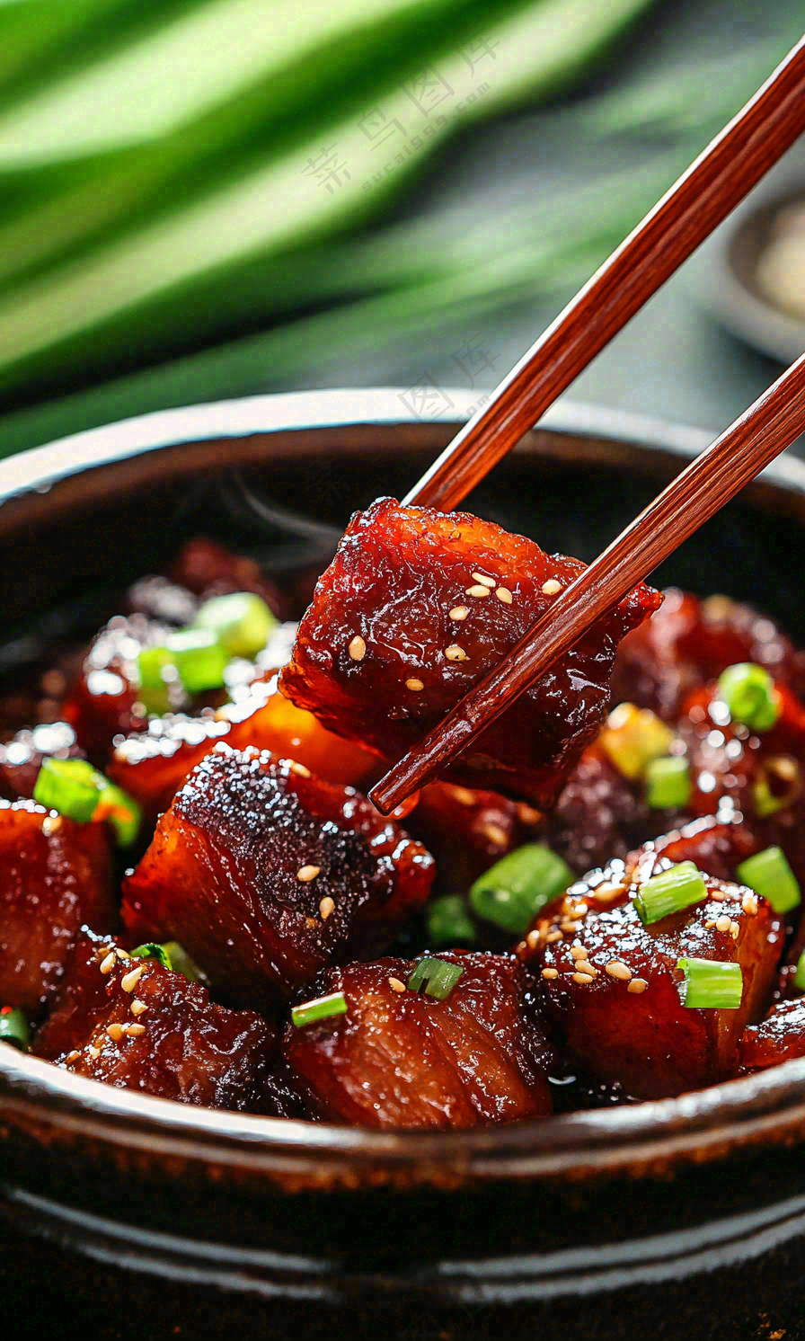 红烧肉东坡肉美食摄影图