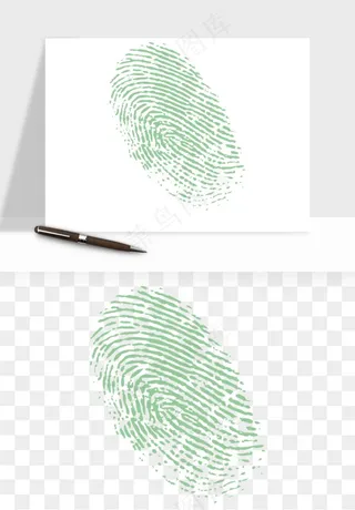 指纹手指纹路png免抠