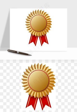 奖章勋章品质标签矢量png免抠