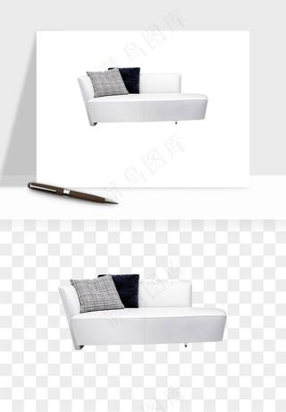 现代沙发家具png免抠