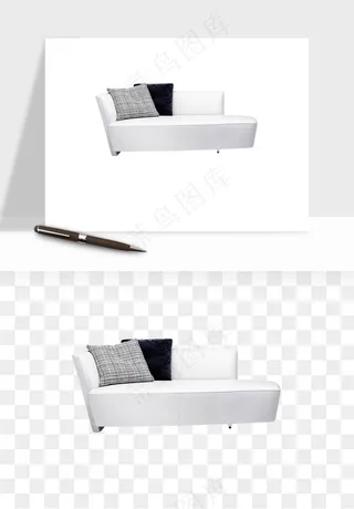 现代沙发家具png免抠