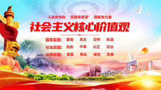 讲文明宣传展板海报