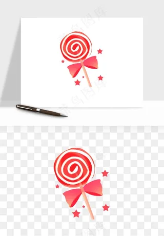 棒棒糖圈圈糖png免抠