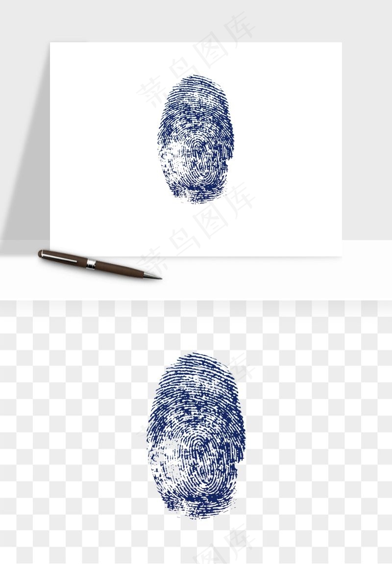 指纹手指纹路png免抠